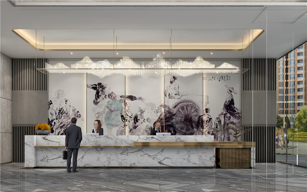 駐馬店五星級華鼎開元大酒店裝修設計